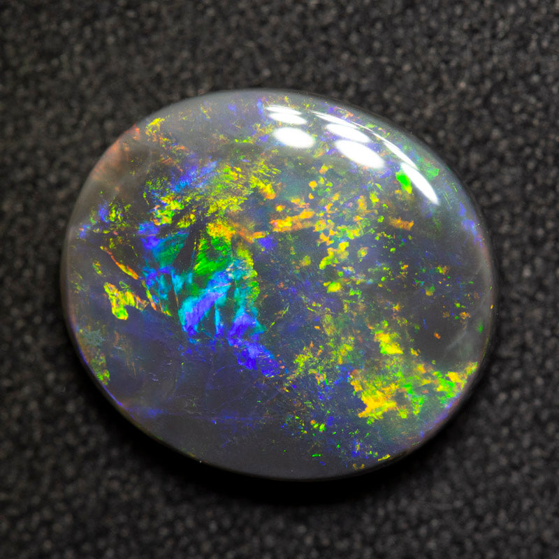 4.11 ct dark opal 13x11.5x4mm
