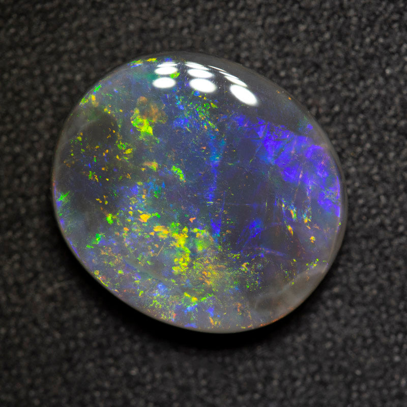 4.11 ct dark opal 13x11.5x4mm