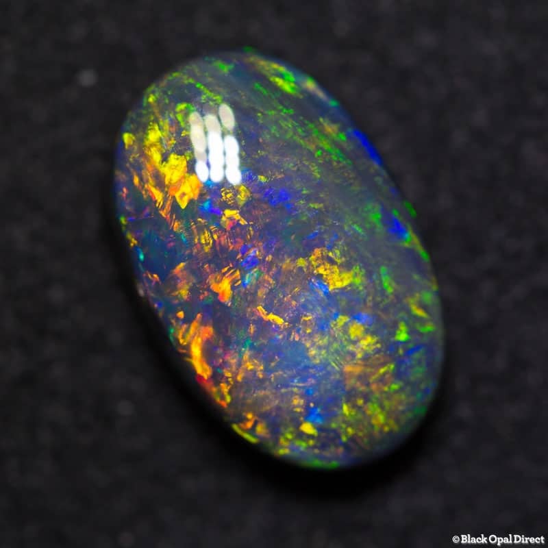 4.12 ct black opal 13.5x8.5x5mm