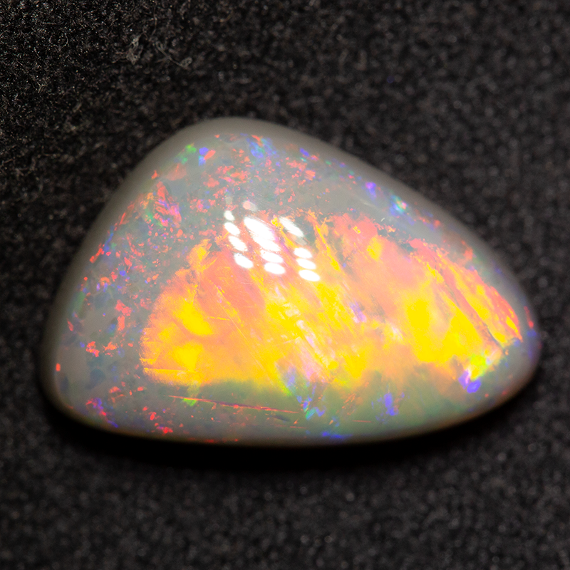 4.24 ct dark opal 14x10x5mm