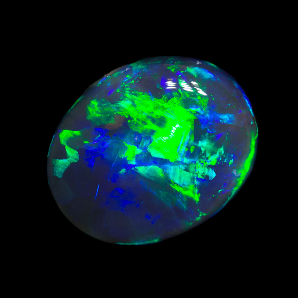 4.36 ct black opal 12.6x10.2x5.1mm