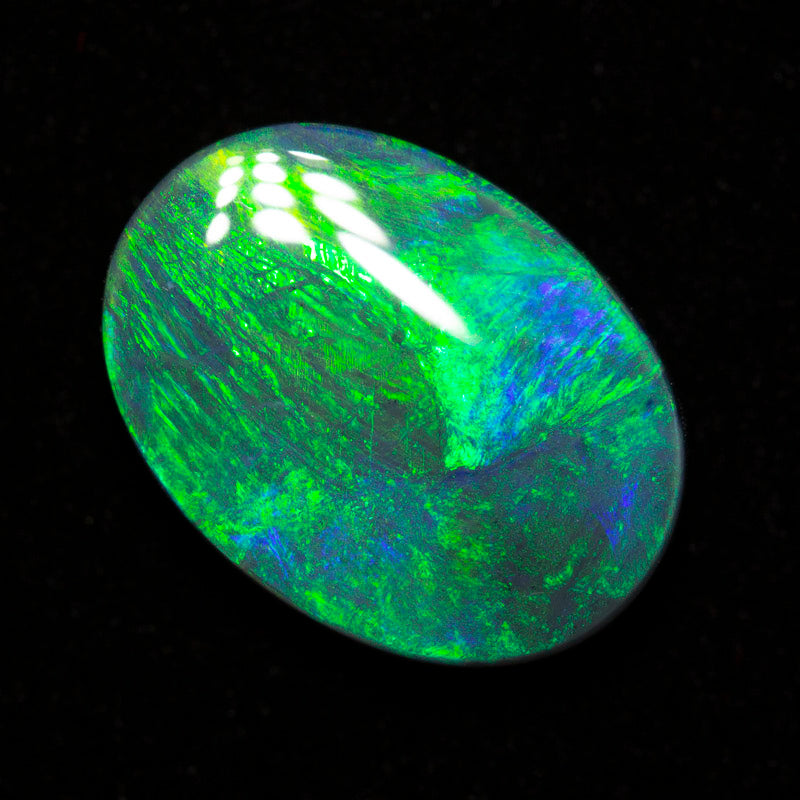 4.38 ct black opal 15.3x11.3x3.9mm