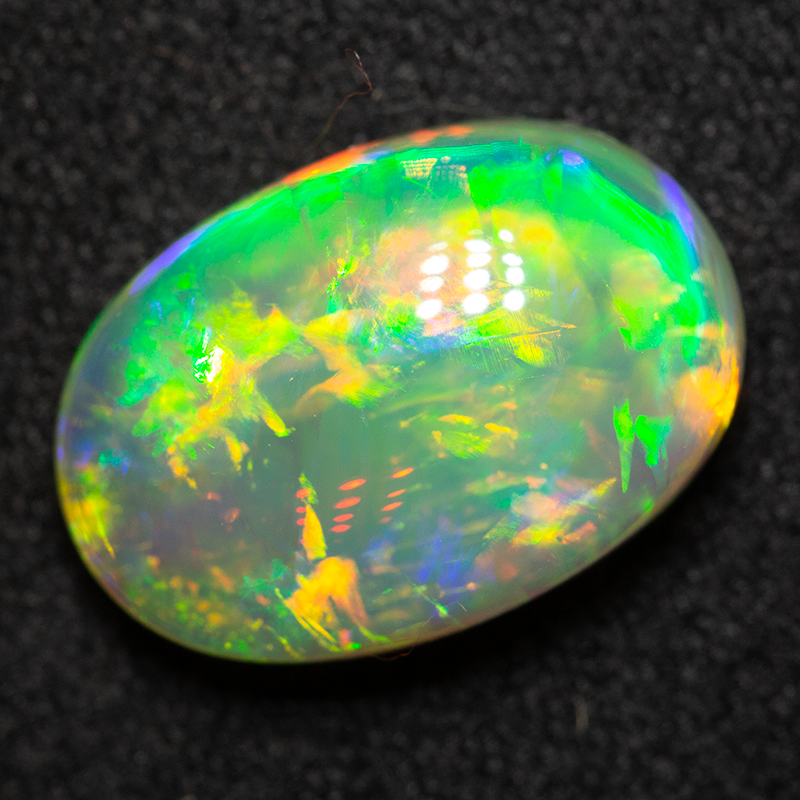 4.39 ct double-sided gem crystal opal 13.5x9.2x5.5mm