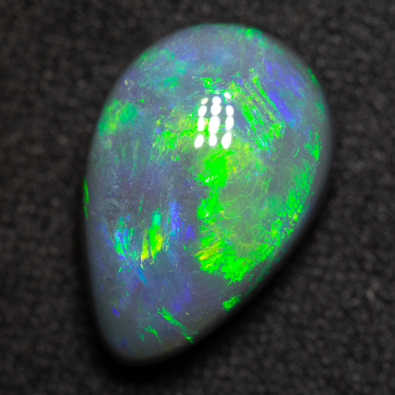 4.49ct black opal 13.7x9.3x6.1mm