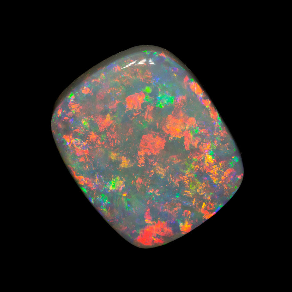 4.61 ct gem dark opal 12.6x10.8x4.5mm