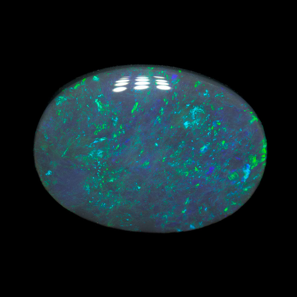 4.67 ct black opal 15x10.8x4.1mm