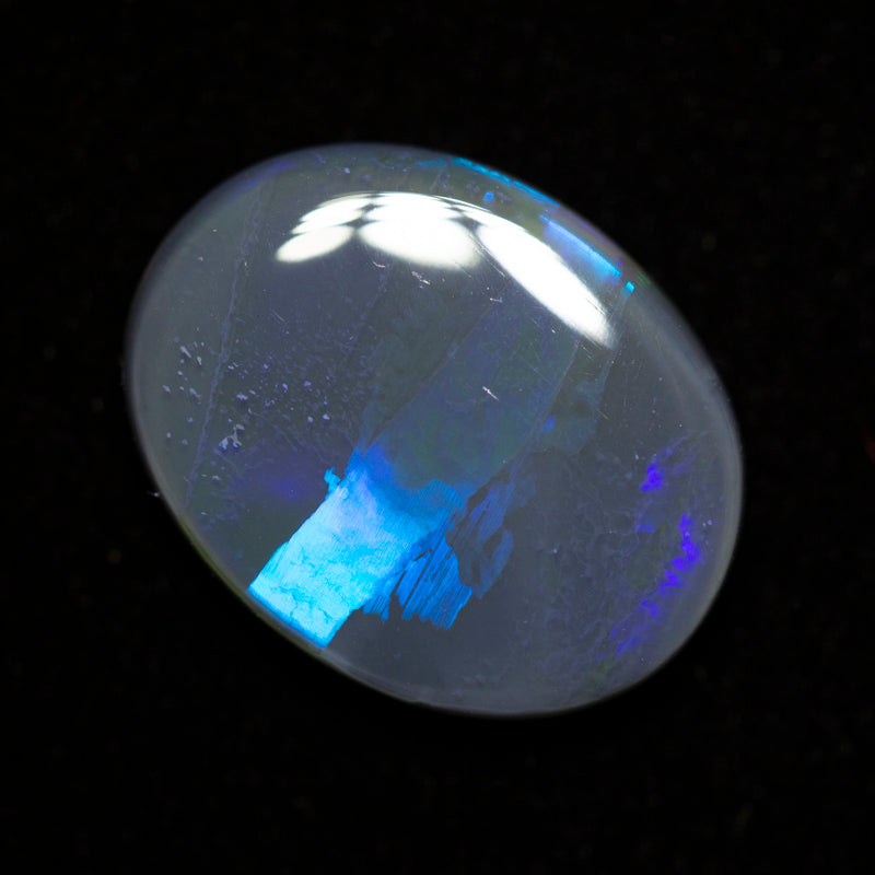 4.70 ct black opal 15.5x12.2x3.8mm