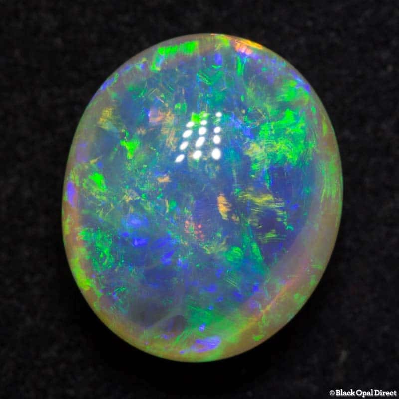 4.84 ct double sided crystal opal high domed 12x10x7mm