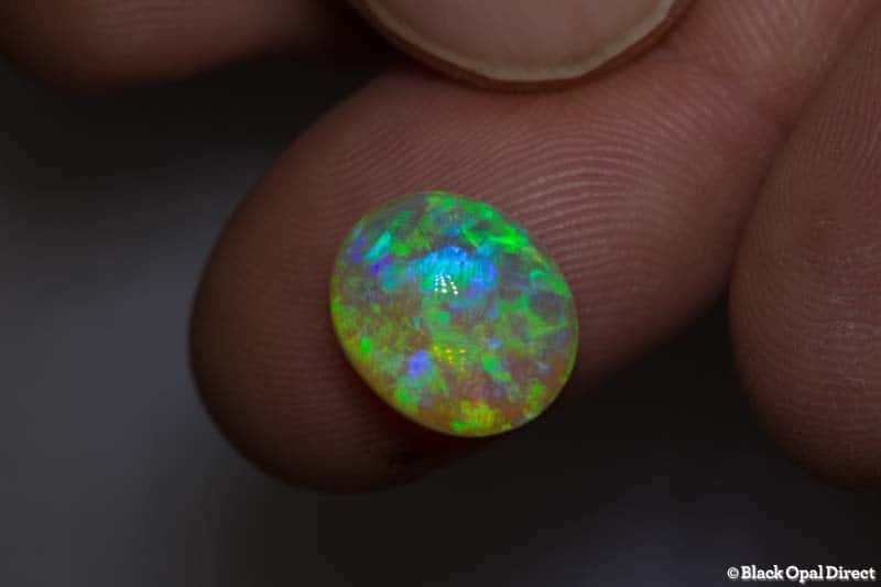 4.84 ct double sided crystal opal high domed 12x10x7mm