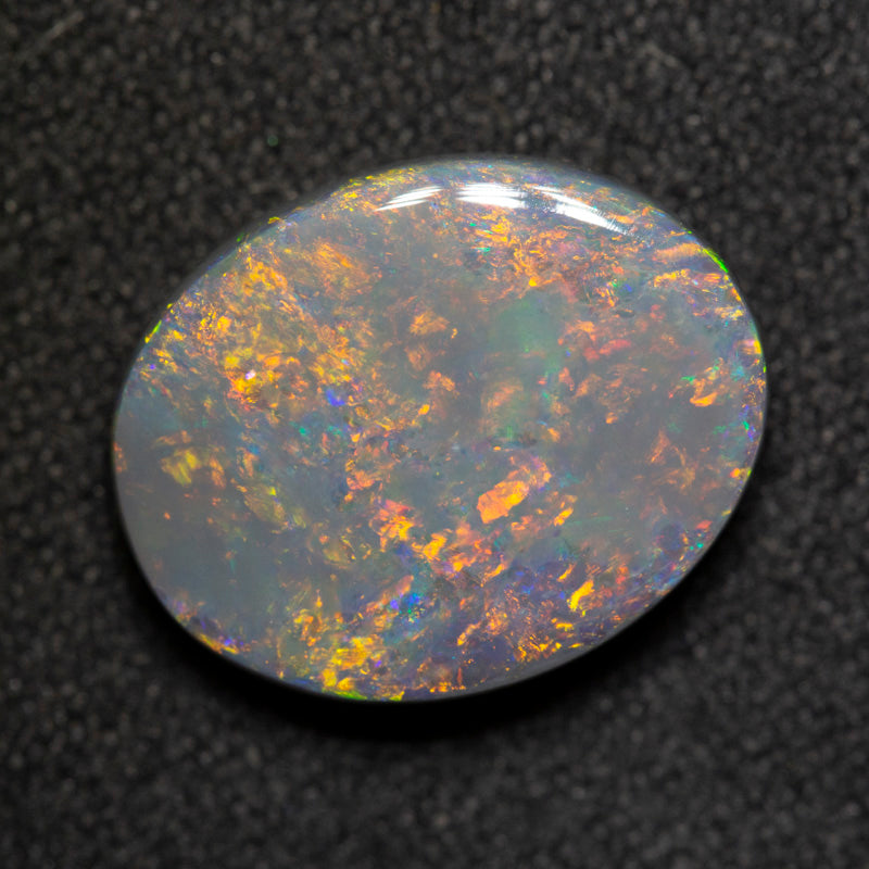 4.94 ct dark opal 14.2x11.4x4.4mm