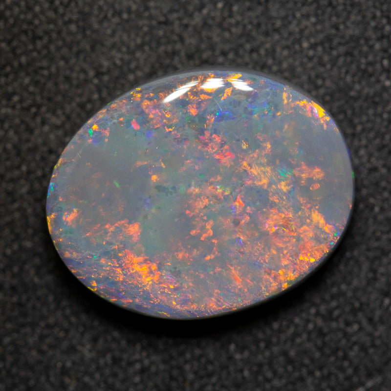 4.94 ct dark opal 14.2x11.4x4.4mm