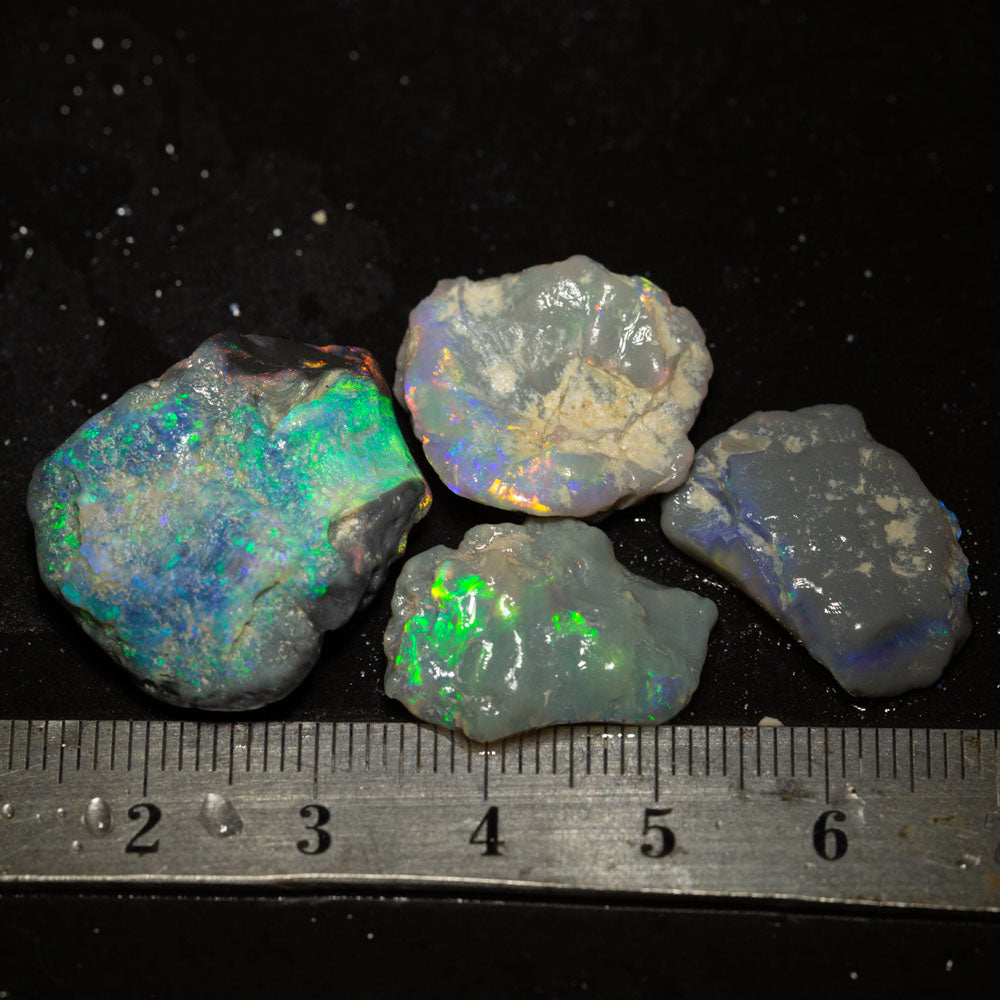 44 ct rough opal parcel 4pc