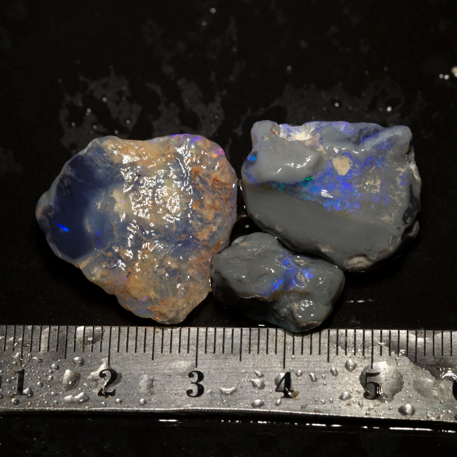 44 ct rough opal parcel 3pc