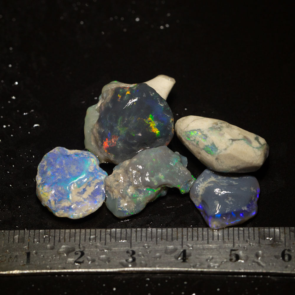 46 ct rough opal parcel 5pc