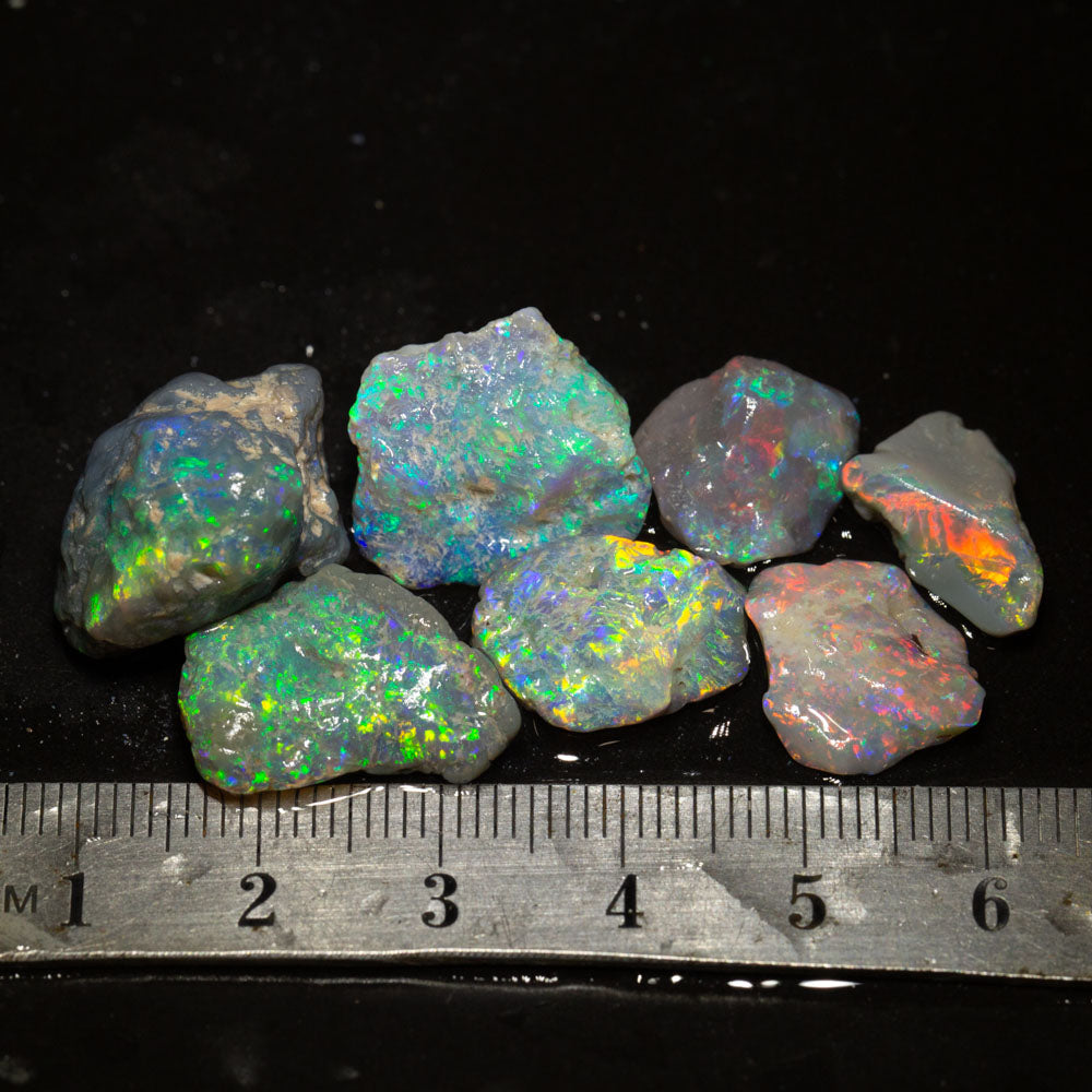 48 ct rough opal parcel 7pc
