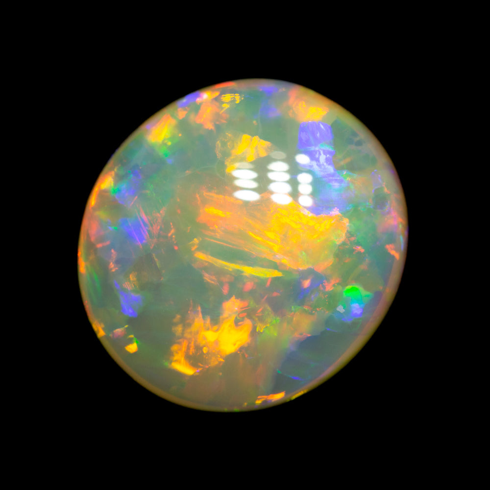 5.18 ct double-sided crystal opal 13.5x12.4x5mm