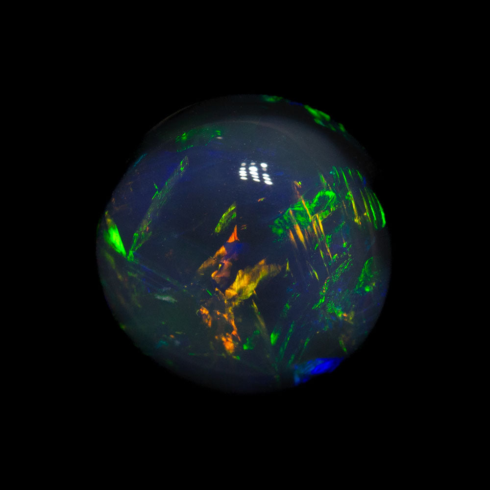 5.23 ct black opal 11.5x11.4x6.3mm