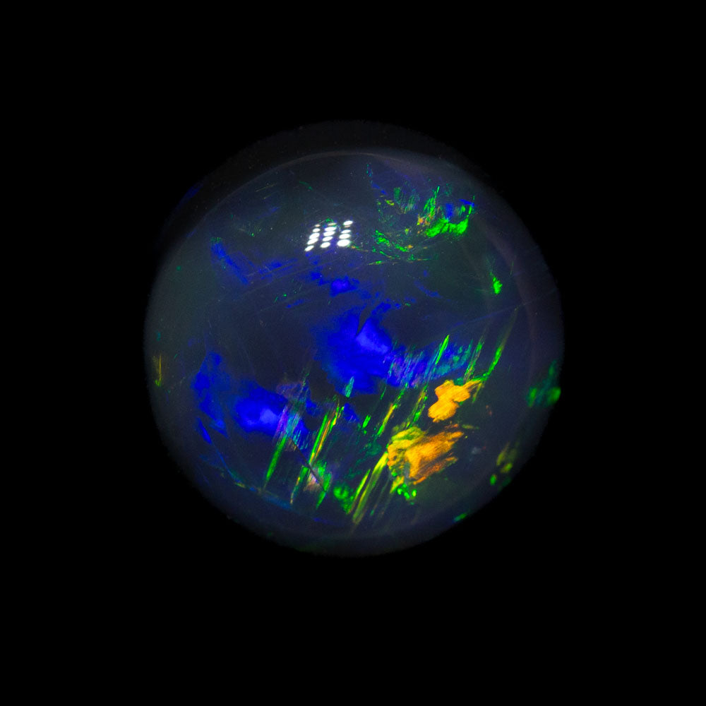 5.23 ct black opal 11.5x11.4x6.3mm