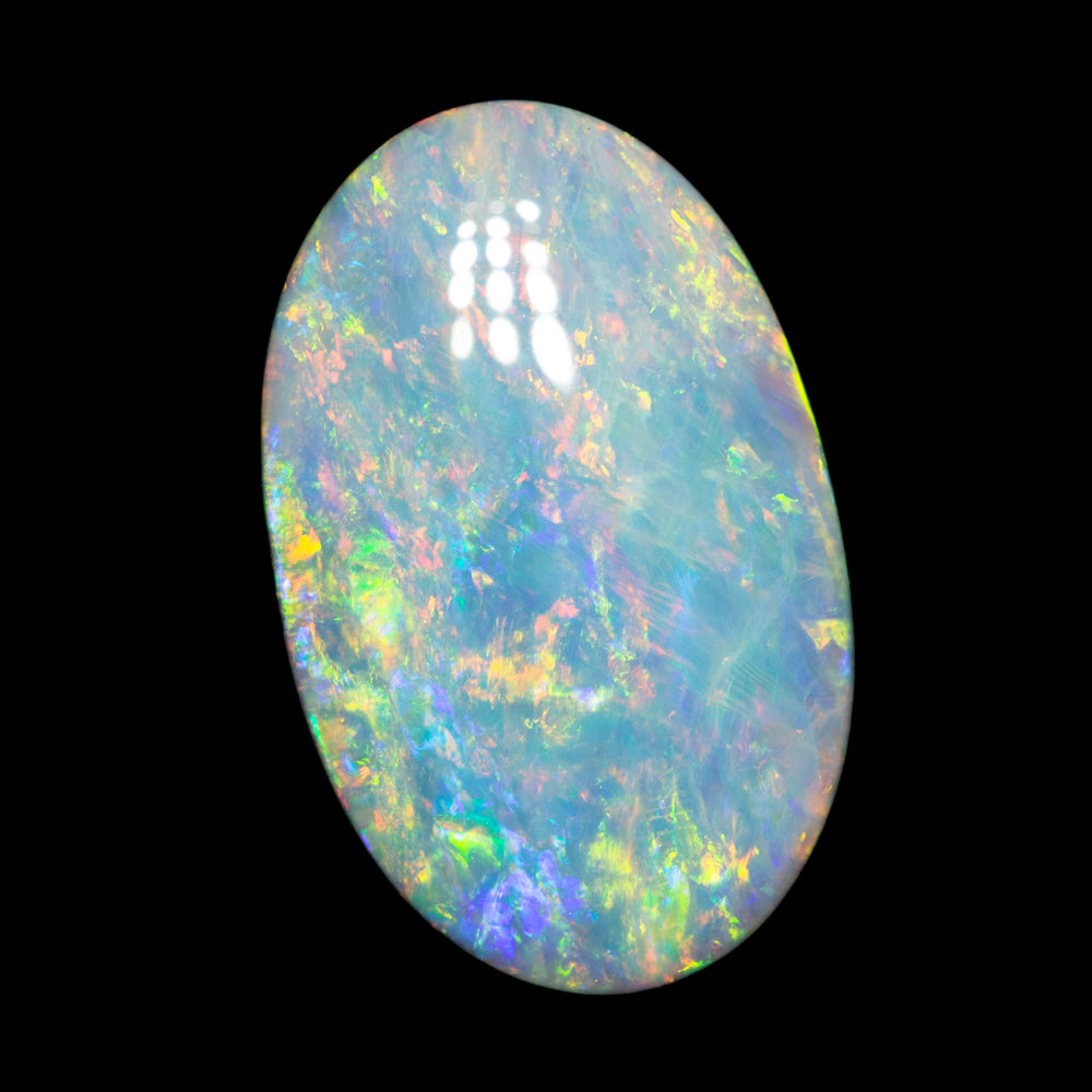 5.29 ct white opal 19x12x3.1mm