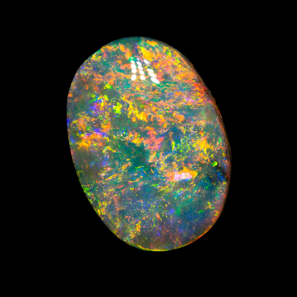 5.32 ct gem dark opal 16.6x11.9x4.4mm
