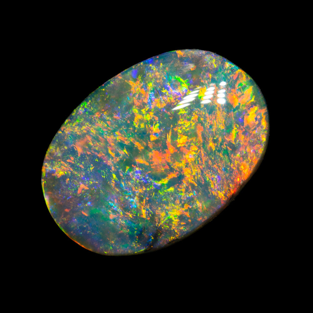 5.32 ct gem dark opal 16.6x11.9x4.4mm