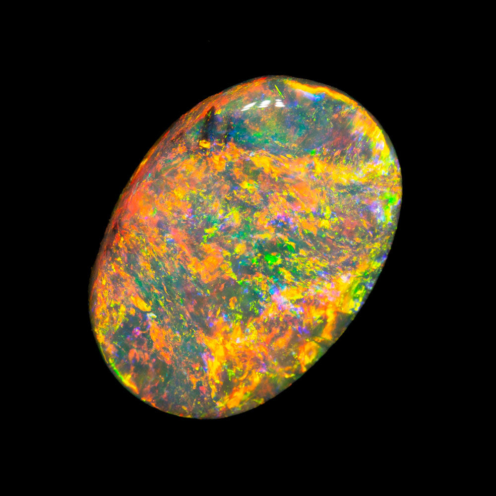5.32 ct gem dark opal 16.6x11.9x4.4mm