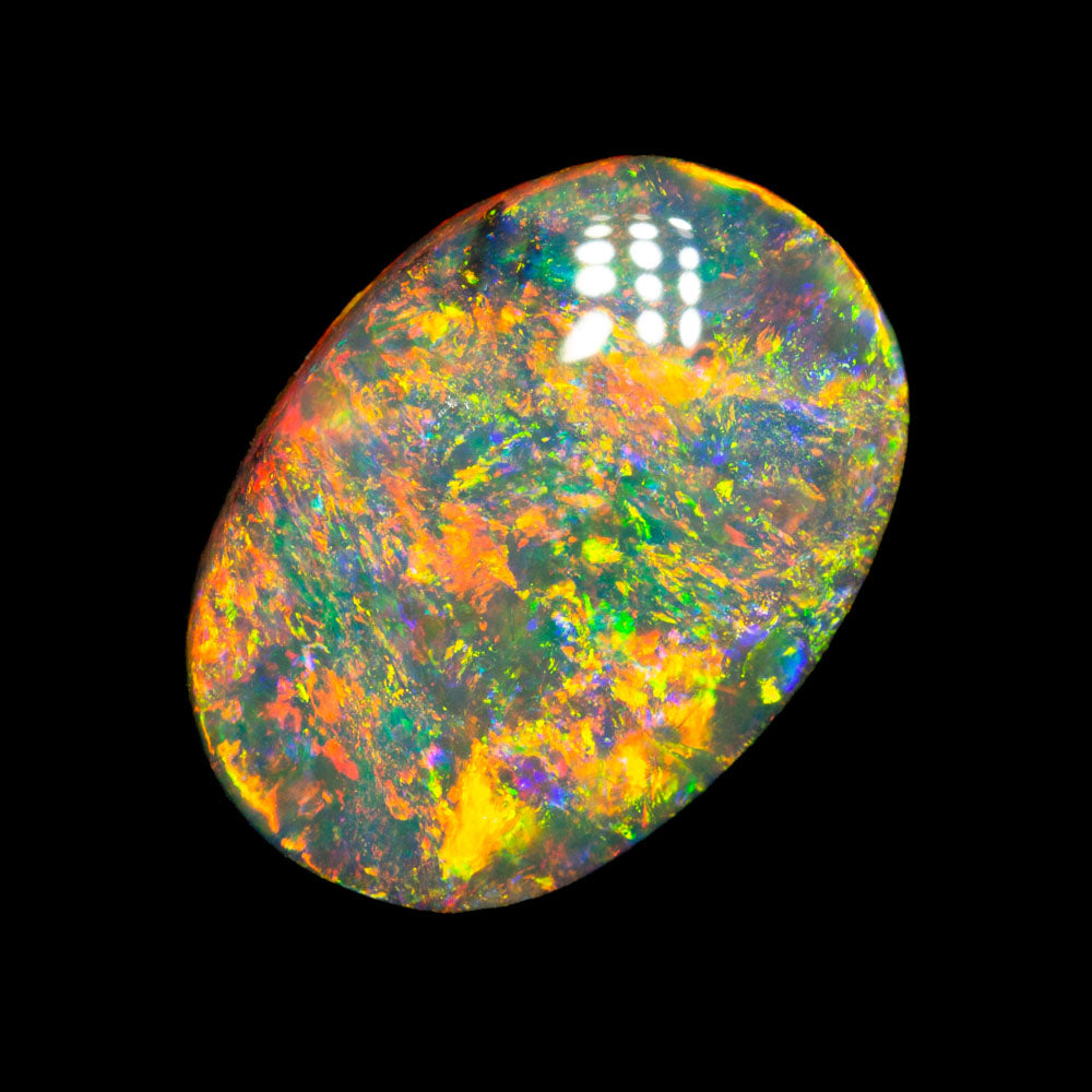 5.32 ct gem dark opal 16.6x11.9x4.4mm