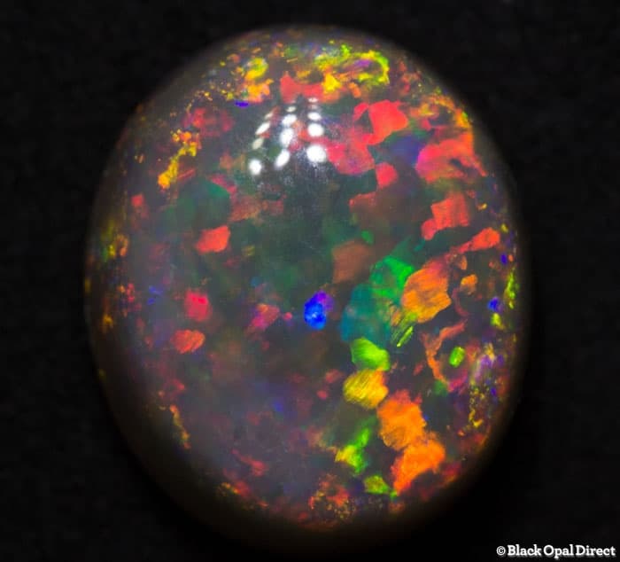 5.36 ct double sided crystal opal 12x10x7mm