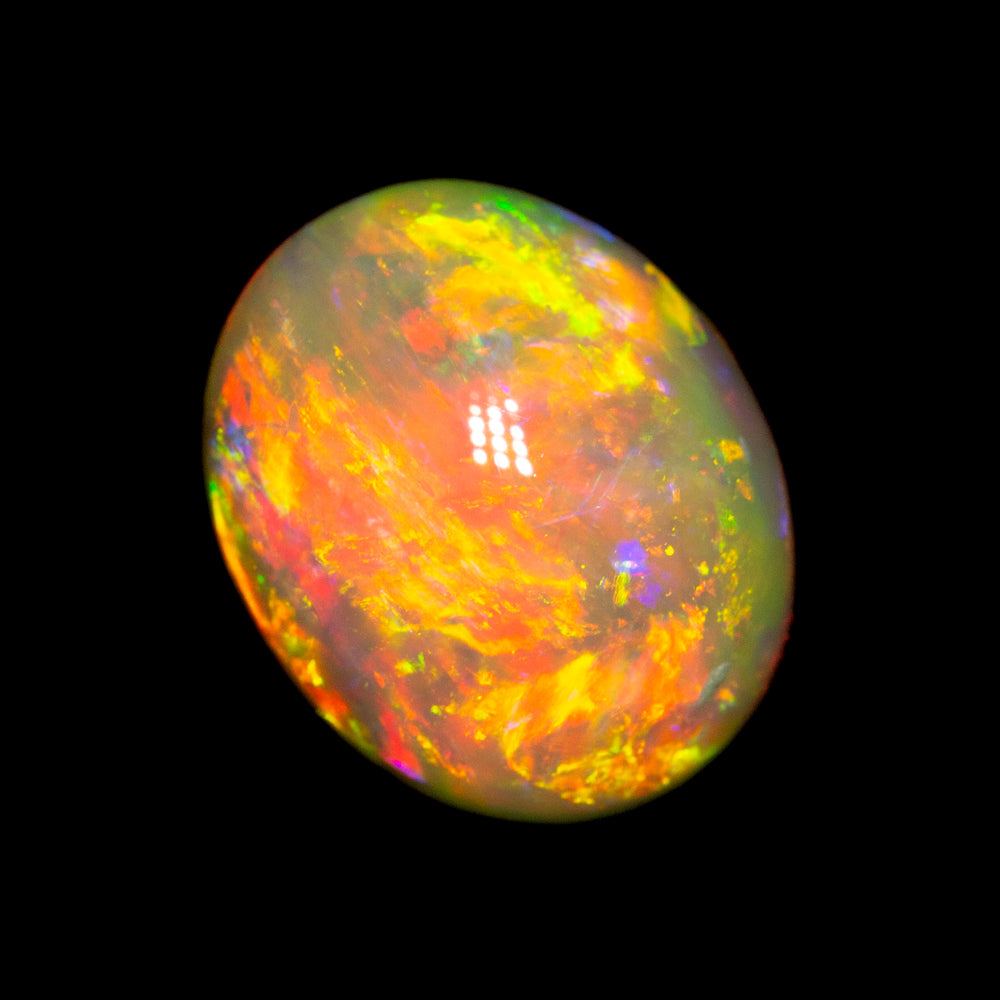 5.41 ct gem crystal opal 12x9.7x7.7mm