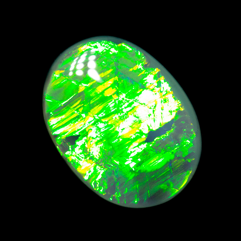 5.60 ct dark opal 14x11x5 mm