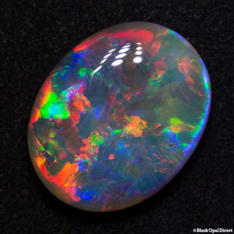 5.68 ct double sided gem crystal opal 15x12x5mm