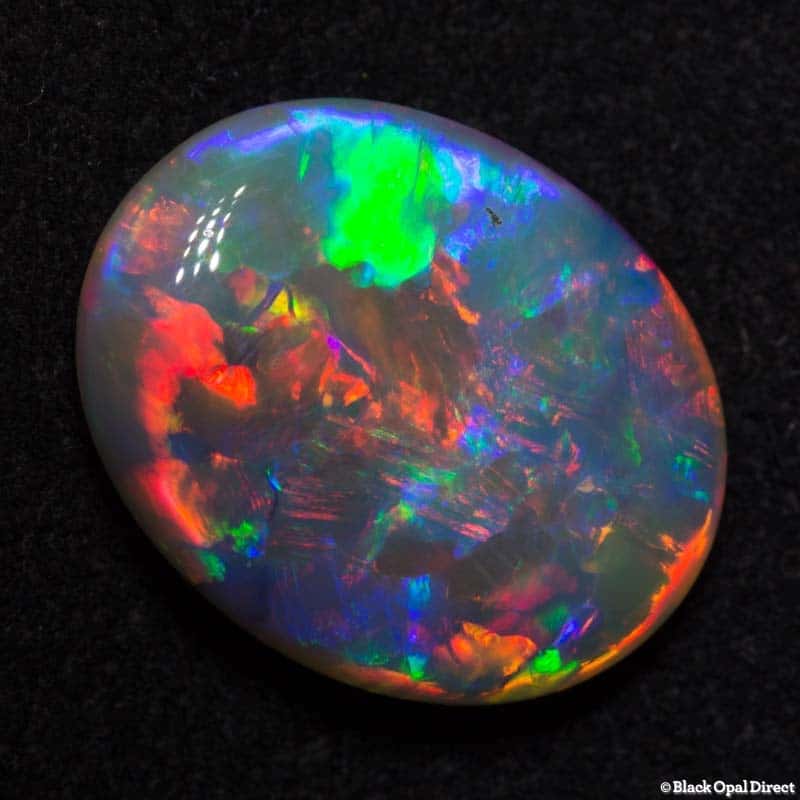 5.68 ct double sided gem crystal opal 15x12x5mm