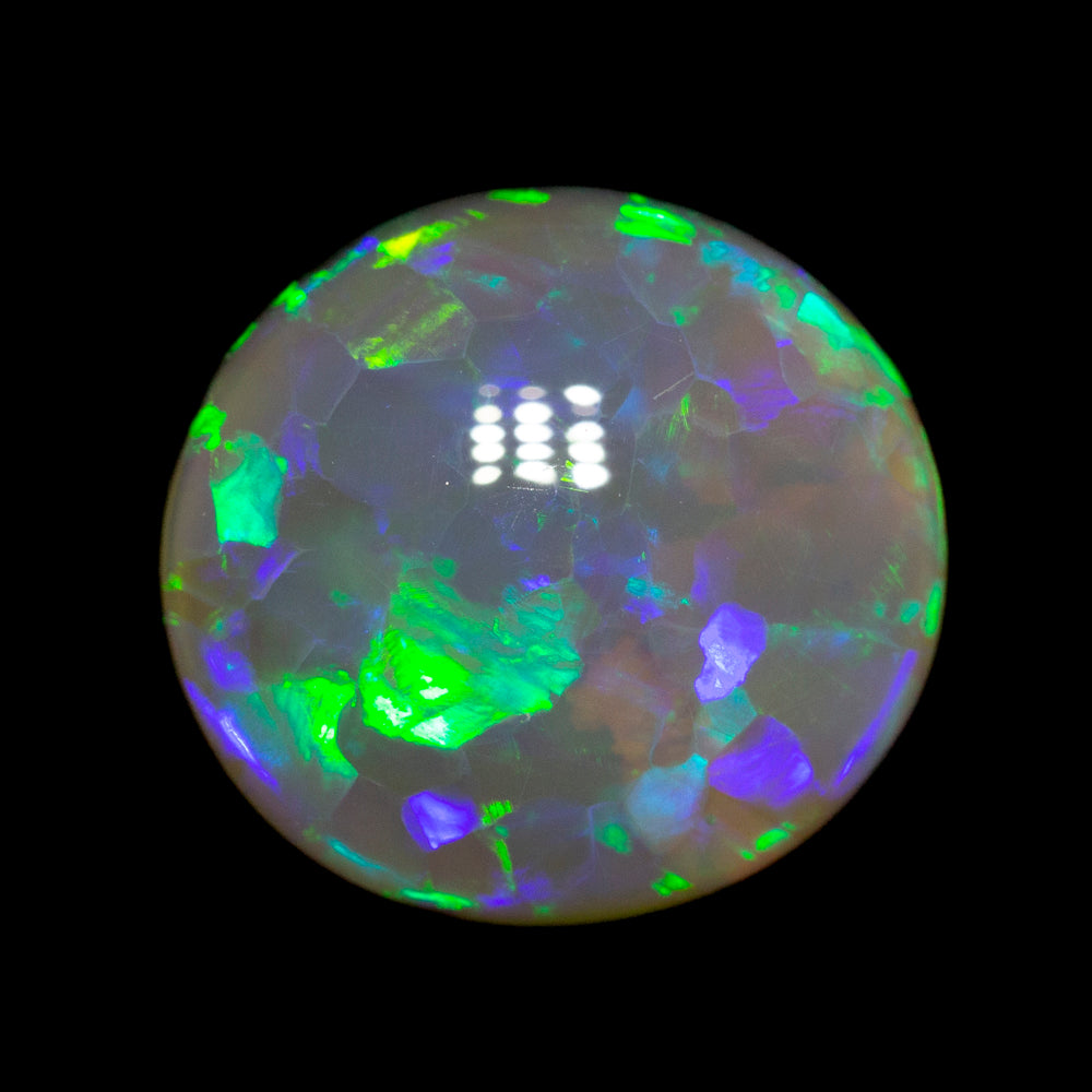 5.69 ct dark opal 13.5x12.5x5mm