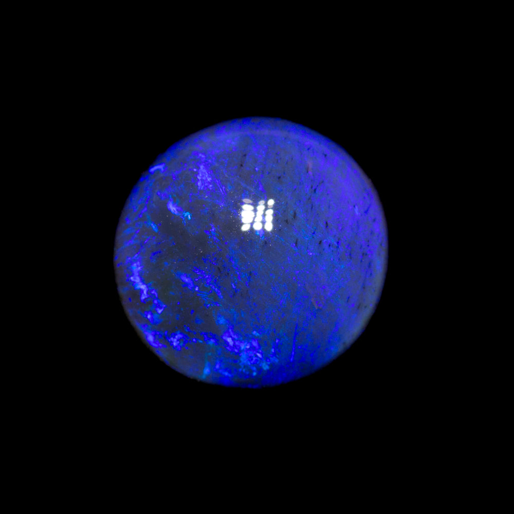 5.73 ct black opal 11.7x11.4x6.8mm