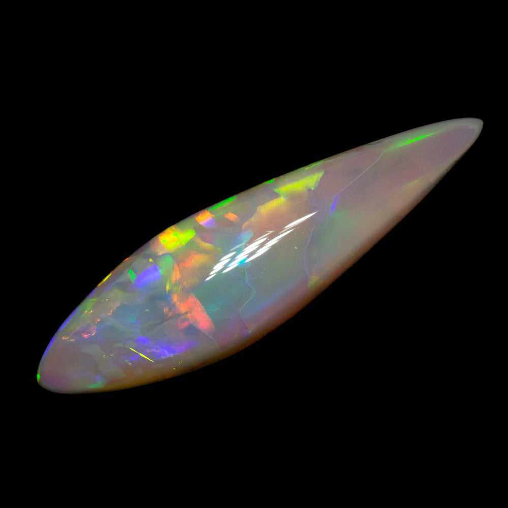 5.87 ct dark opal 27x7.5x5.4mm