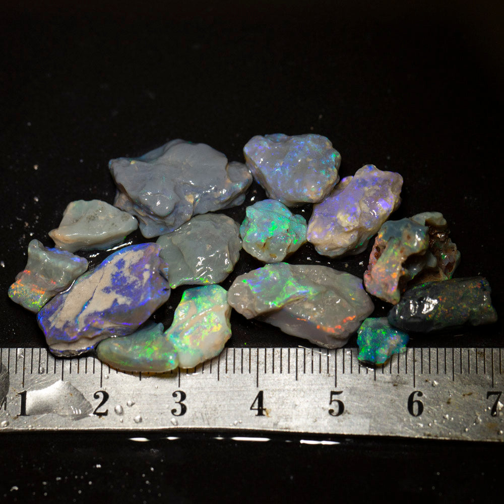 51 ct rough opal parcel 14pc