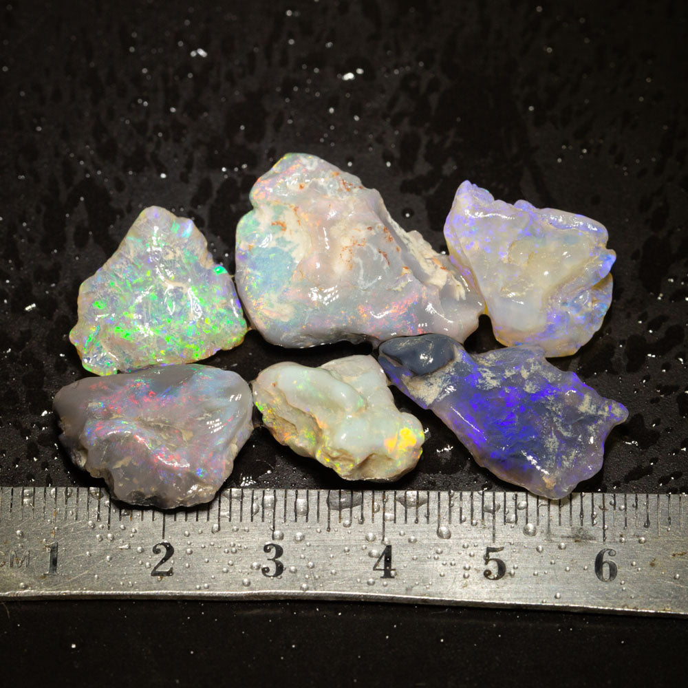 52 ct rough opal parcel 6pc