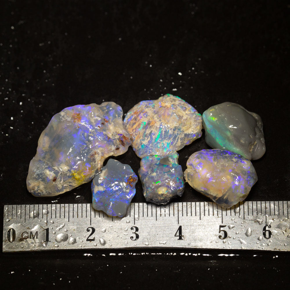 52 ct rough opal parcel 6pc