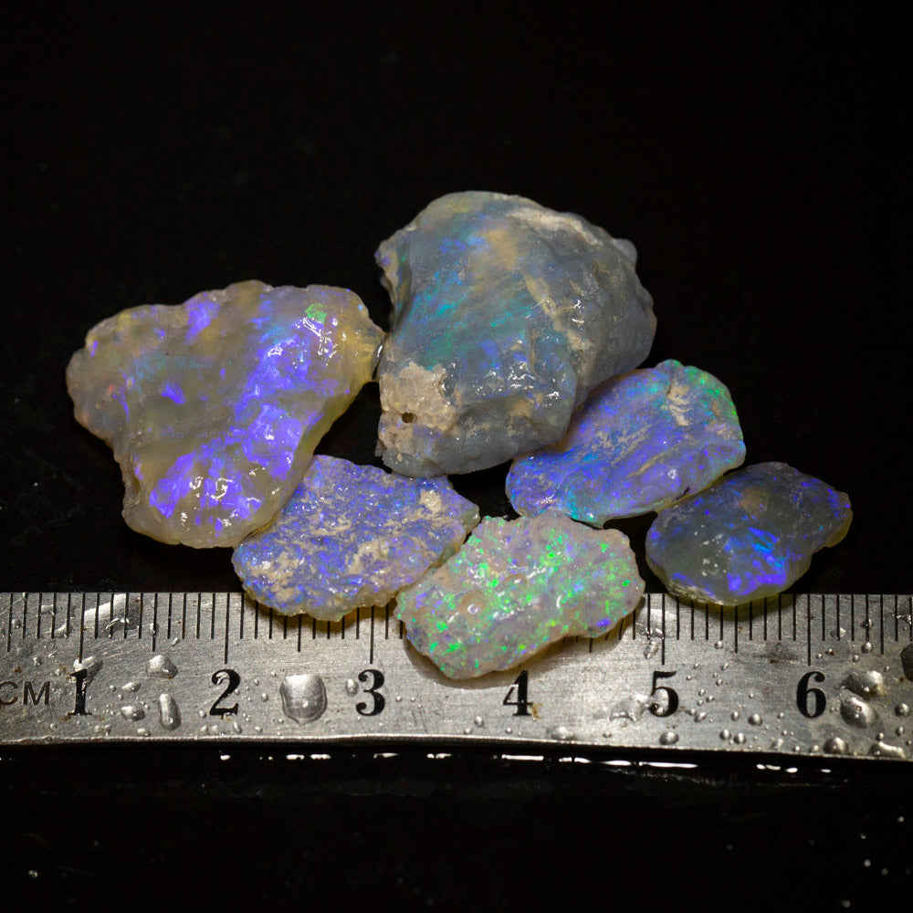 54 ct rough opal parcel 6pc