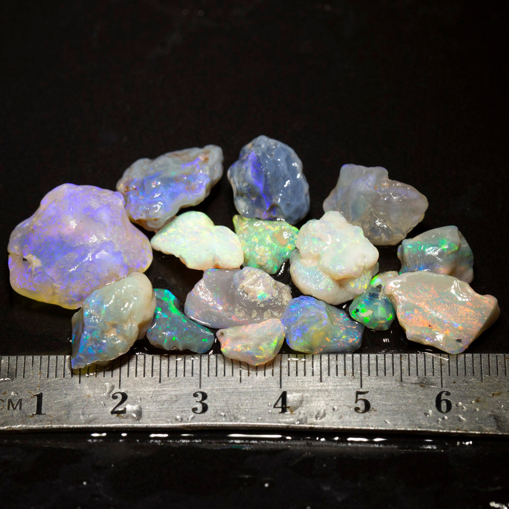 55 ct rough opal parcel 15pc