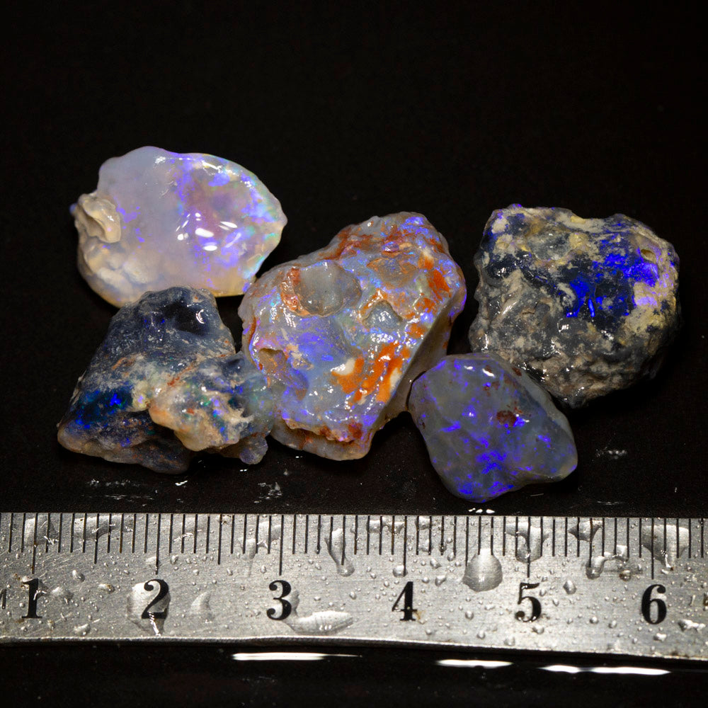 55 ct rough opal parcel 5pc