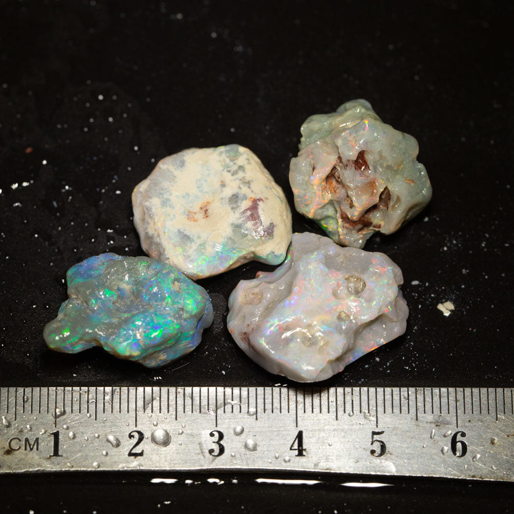 56 ct rough opal parcel 4pc