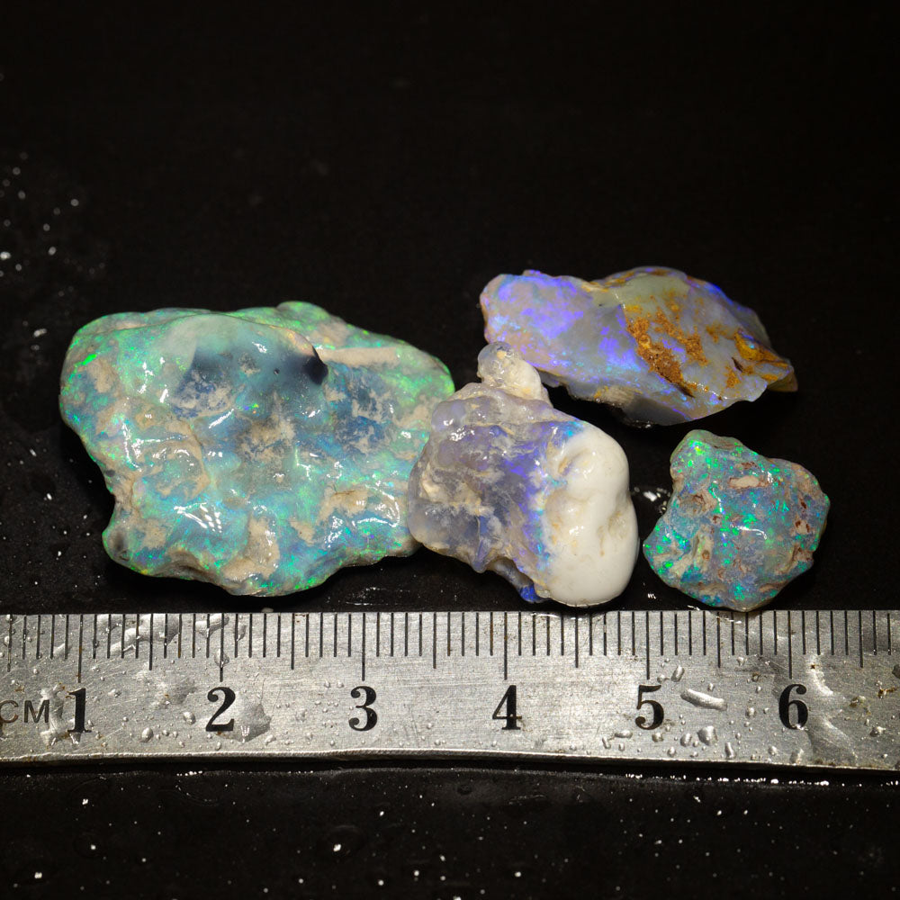 57 ct rough opal parcel 4pc