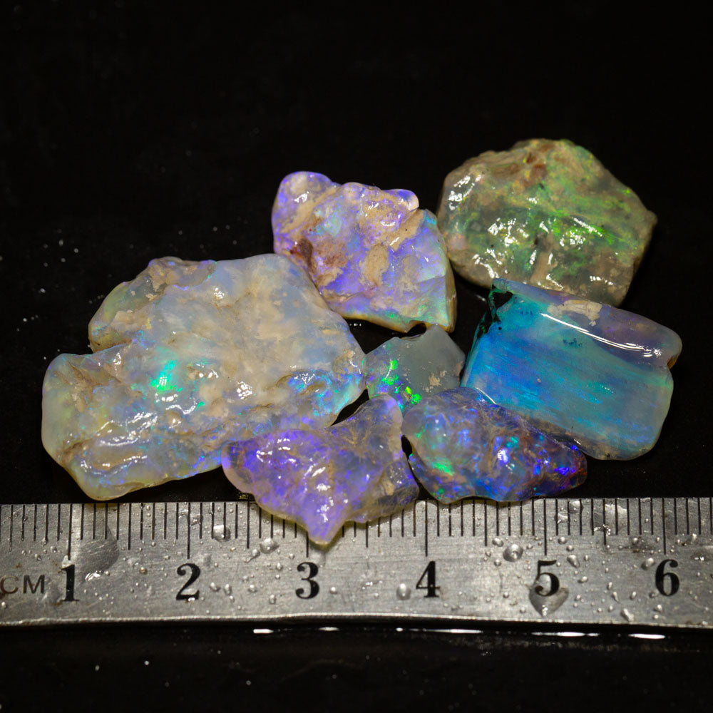 57 ct rough opal parcel 7pc