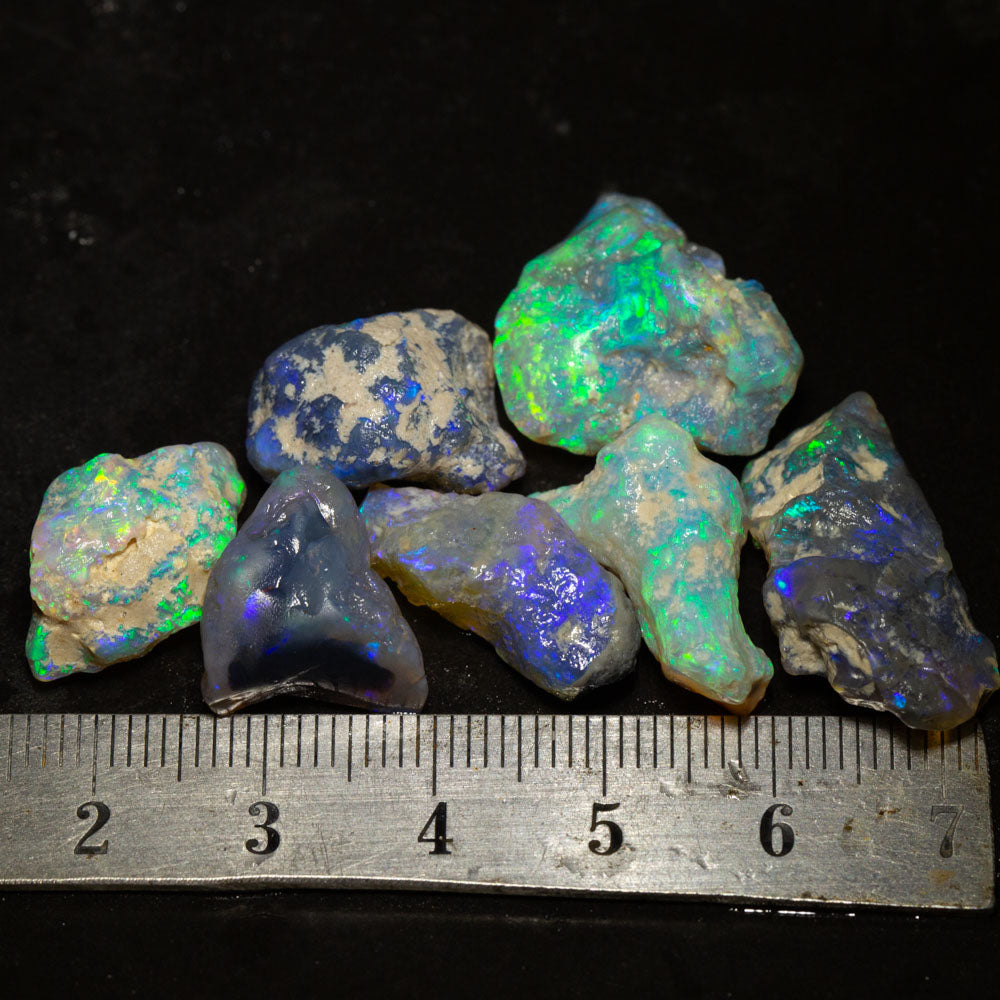 58 ct rough opal parcel 7pc