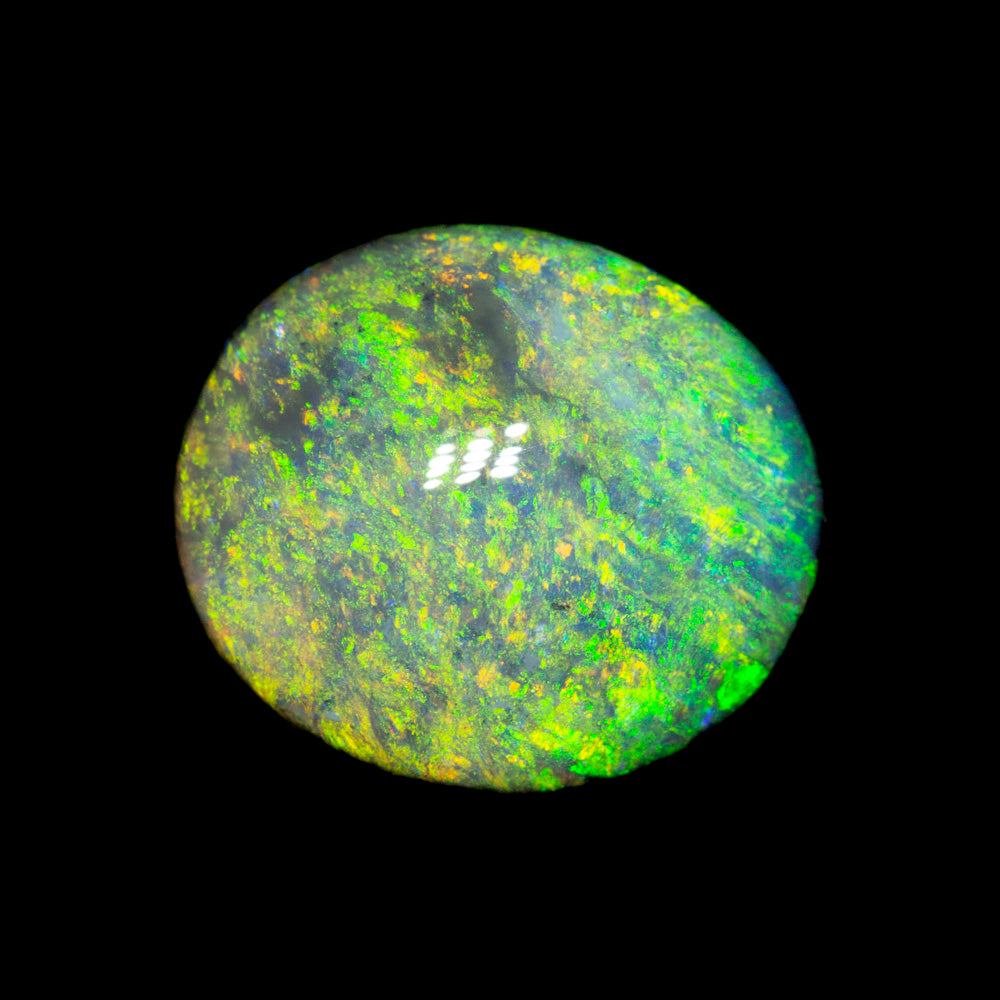 6.02 ct double-sided black opal 14.2x12.2x5.9mm