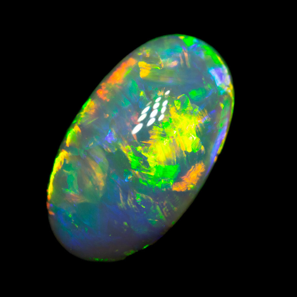 6.24 ct gem dark opal 16.2x9.5x6.5mm
