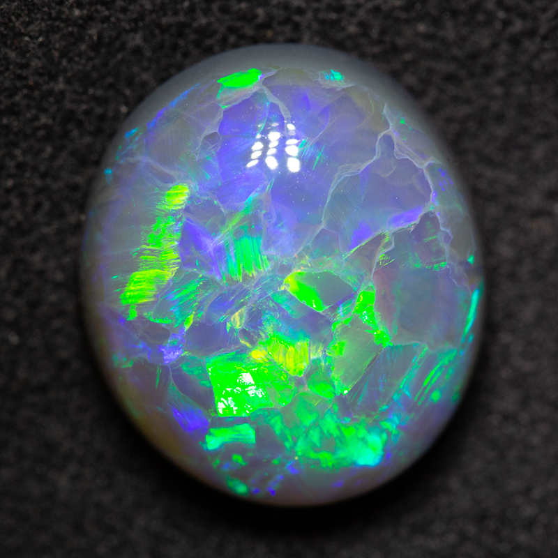 6.39 ct dark opal 13x11.5x6.5mm