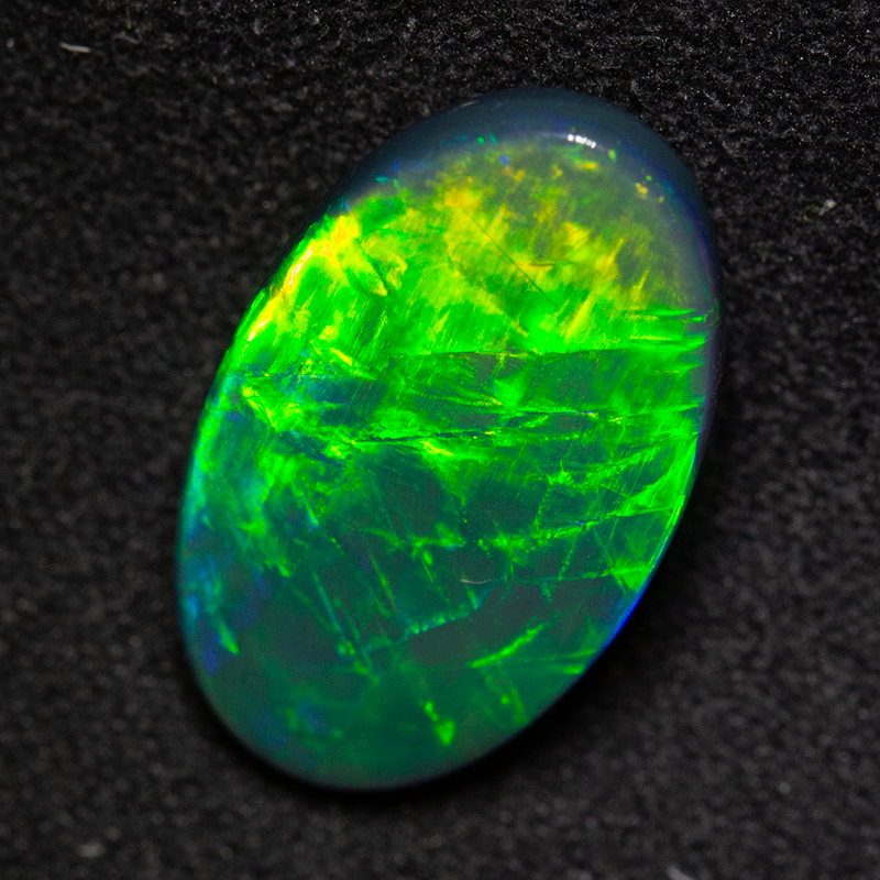 6.53 ct black opal 19.4x10.3x5mm