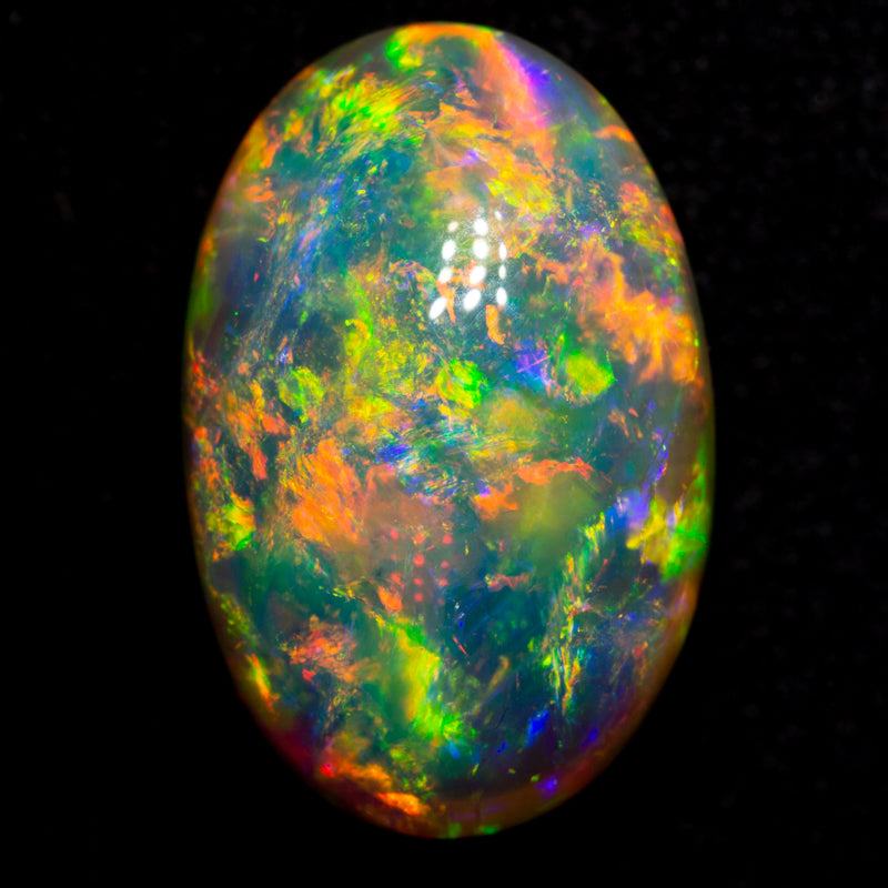 6.59 ct crystal opal 14.9x9.8x7.6mm